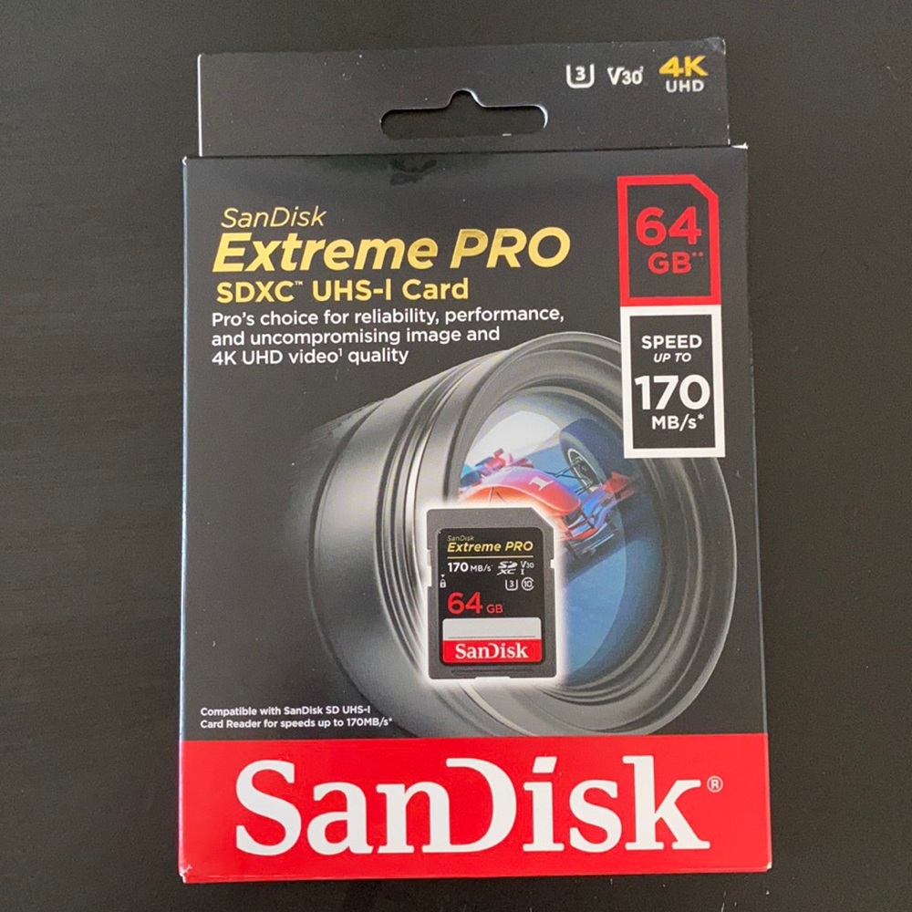 SanDisk 64GB Extreme PRO SDXC UHS-I Card, SD Card